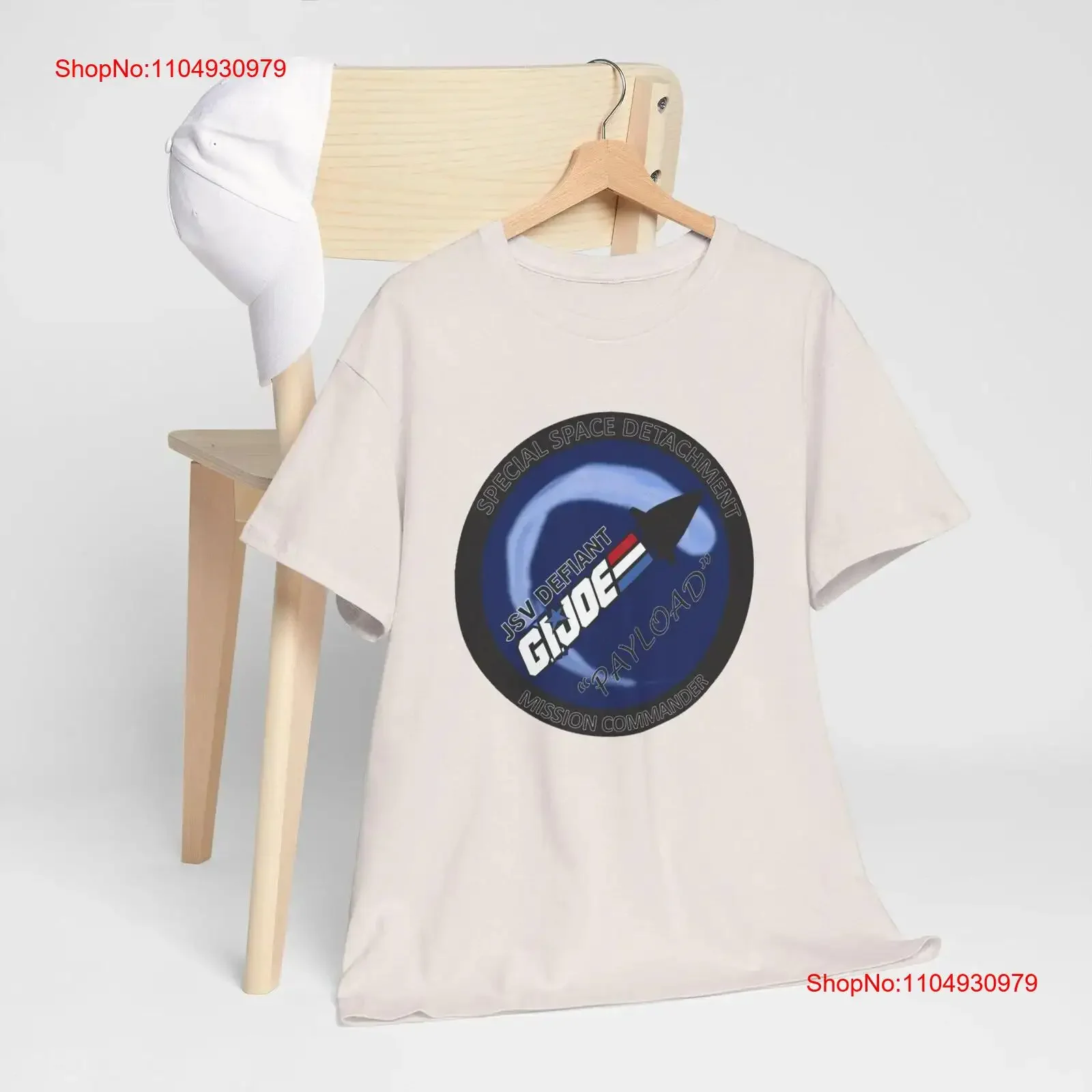 Camiseta Retro clásica de algodón pesado G I Joe Space Missions, ropa de calle suave lavada vintage de varios colores, cómoda y ligeramente