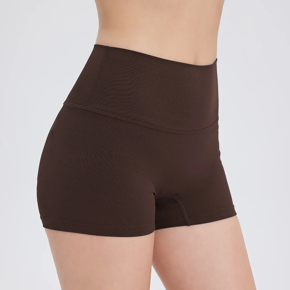 Women Fitness Sport Short High Waist Gym Leisure Yoga Short Legging Soft Tight Athletic Squatting Proof Comprehensive Training