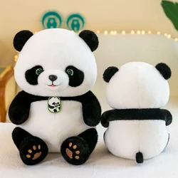 25CM Chinese Panda Plush Toy Green Eyes Chest Listing Super Full Soft Chinese National Treasure Animal Doll Children's Birthday