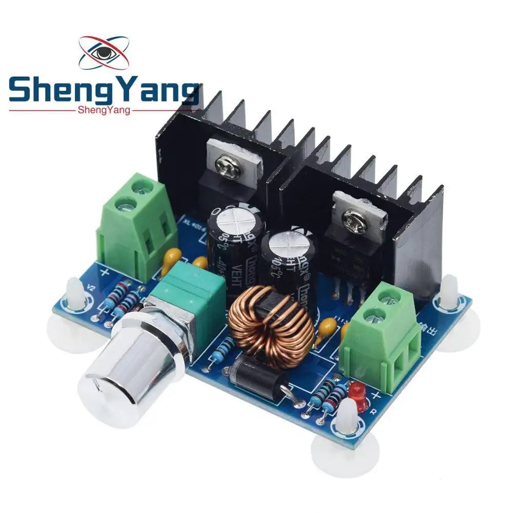 Max 8A 200W DC-DC Step Down Buck Converter Power Supply XH-M401  XL4016 PWM Adjustable 4-40V To 1.25-36V Step-Down Board Module image 2