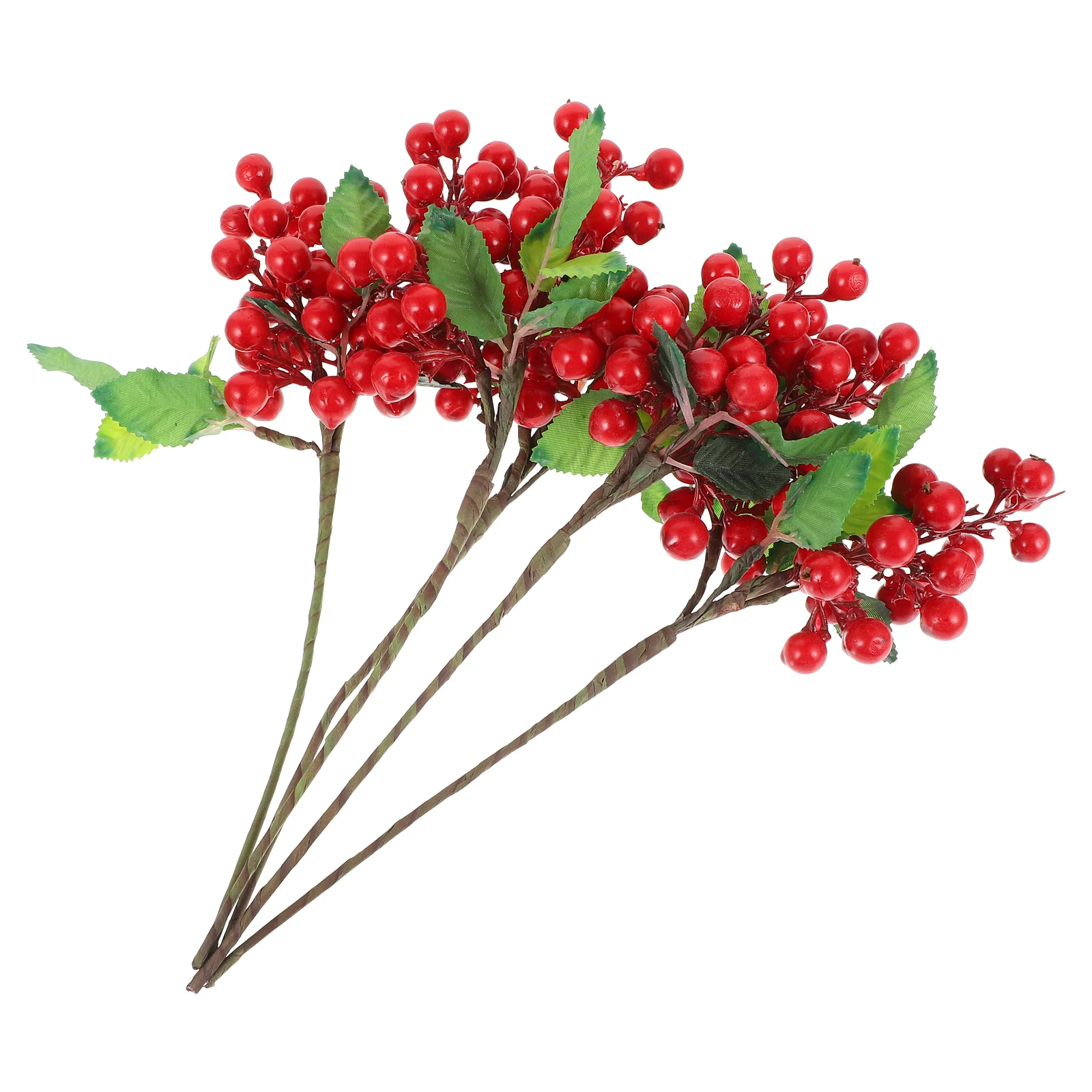 

5 Pcs Red Flower Arrangement Material Berry Artificial Berry Decor for Christmas Wedding Party Crafts Flower Arrangement