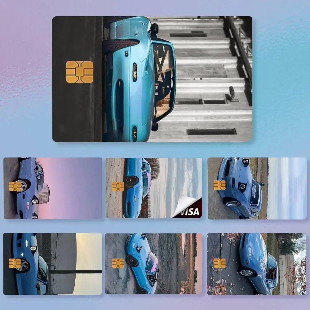 Cute M-Miata 30Th Mx5  Credit Card HD Stickers Easy to replace, change card style anytime as you like