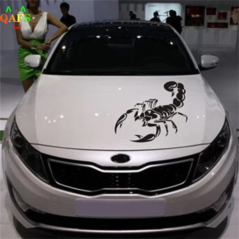 

New 30CM 3D Cute Scorpion Motorcycle Car Stickers and Decals Car Styling Stickers Funny Car Stickers for All Car