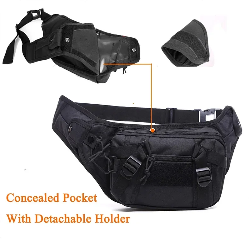 Gun Waist Bag Holster Concealed Pistol Pouch Men Hunting 2024 New Fanny Pack Outdoor Sport Camping Gun Holster waistbag