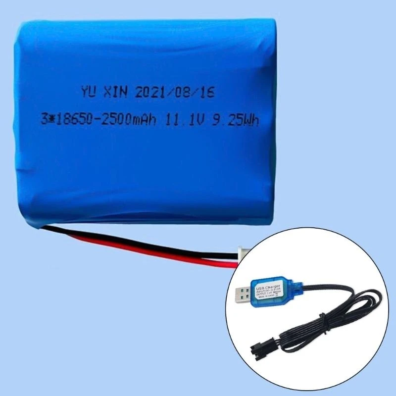 

7.2V 250mA NiMH NiCD Battery Charging Cable SM2.0 2P Connectors for Car Excavators