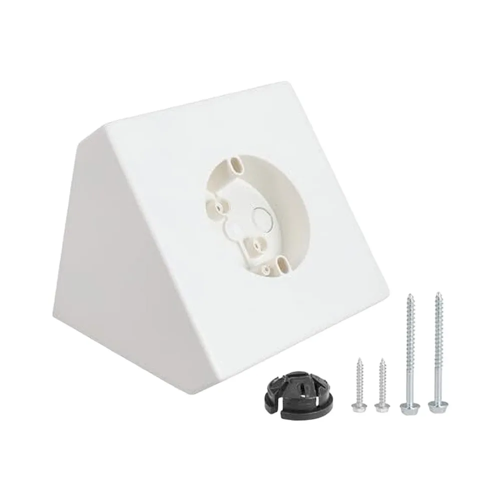 FB900 Angled Ceiling Fan Mounting Bracket for Ceilings 80 Degrees and Above Supports Heavy-Duty Fan and Light Fixture Mounting