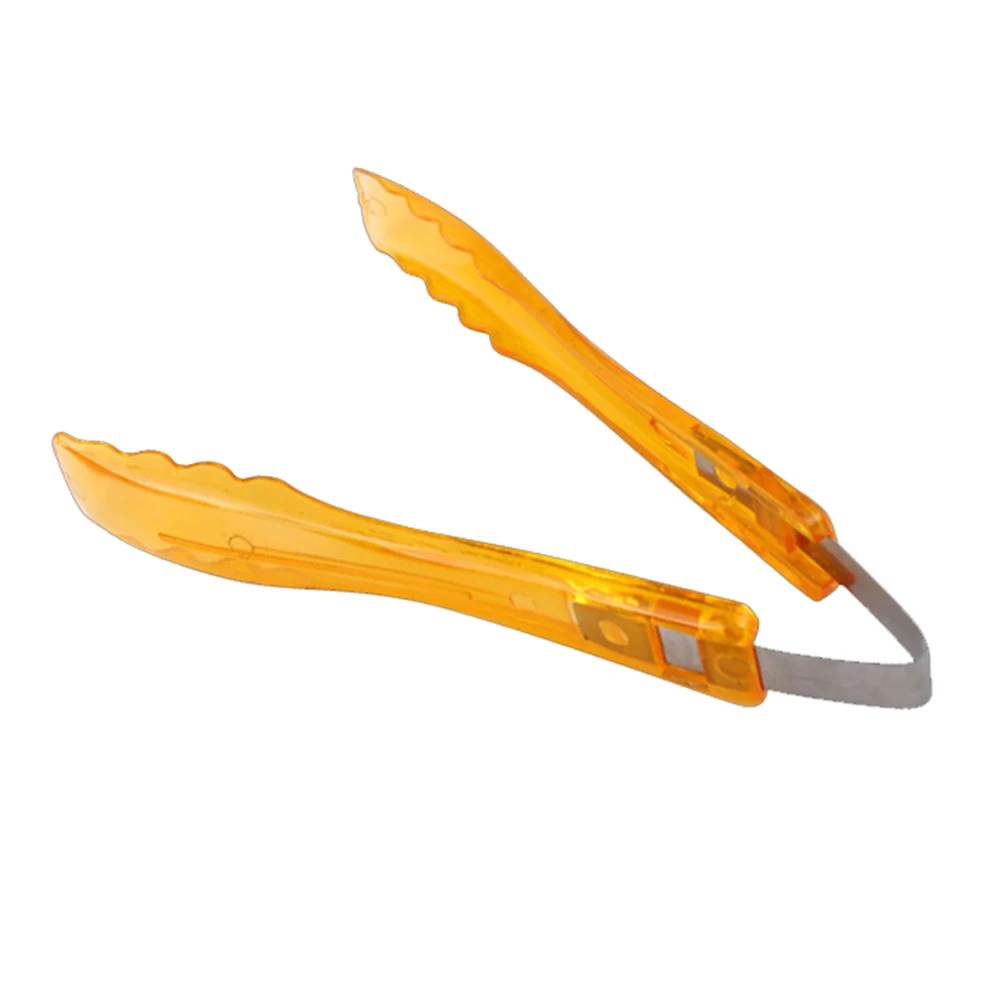 

1Pcs Food Tong Premium Bamboo Silicone Cooking Serving Grip Toast Bread Kitchen Tongs for Home Restaurant Buffet Grill