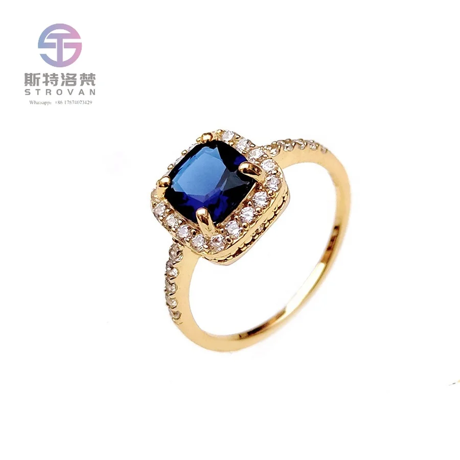 

Kirinjewelry 14K 18K Gold Plated Custom Silver Ring Men 925 Sterling Silver Jewelry for Women Dainty Ring Zircon Diamond Rings