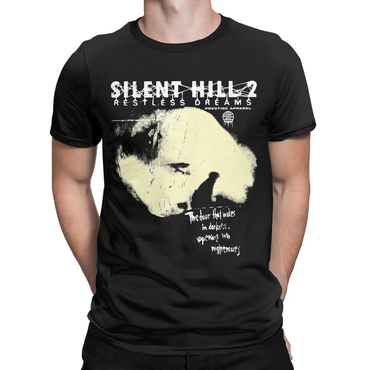 Cool Restless Dreams Silent Hill T-Shirt for Men O Neck Pure Cotton T Shirts Short Sleeve Tees 4XL 5XL Clothing