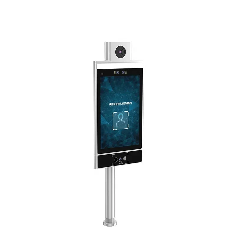 2025 Premium Products Android RK3399 8 Inch Touch Screen Double Binocular Camera Access Control Support LAN WIFI Connection Re