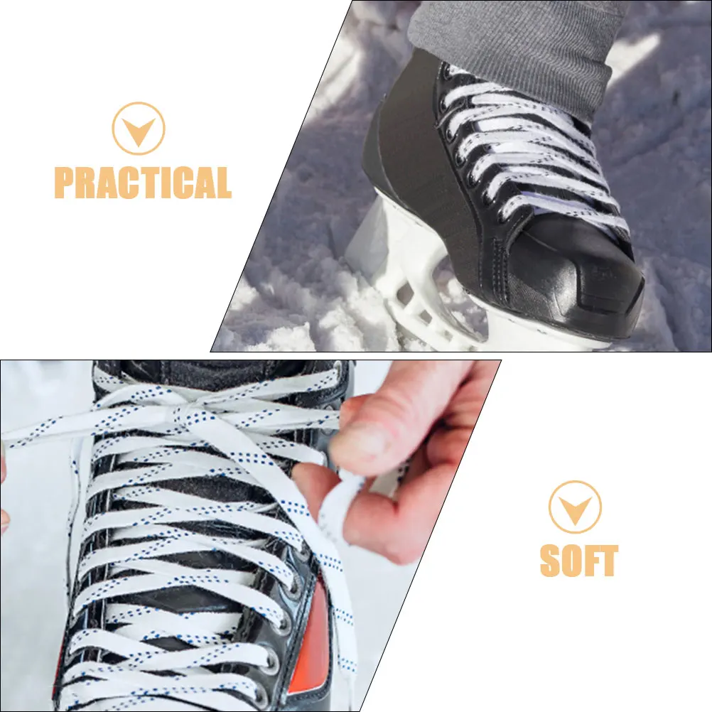 4 قطعة هوكي الجليد سكيت الأربطة الثقيلة مشمع مكافحة تجميد كسر مقاومة للزلاجات الشكل الأسطوانة الرياضة في الهواء الطلق والعتاد