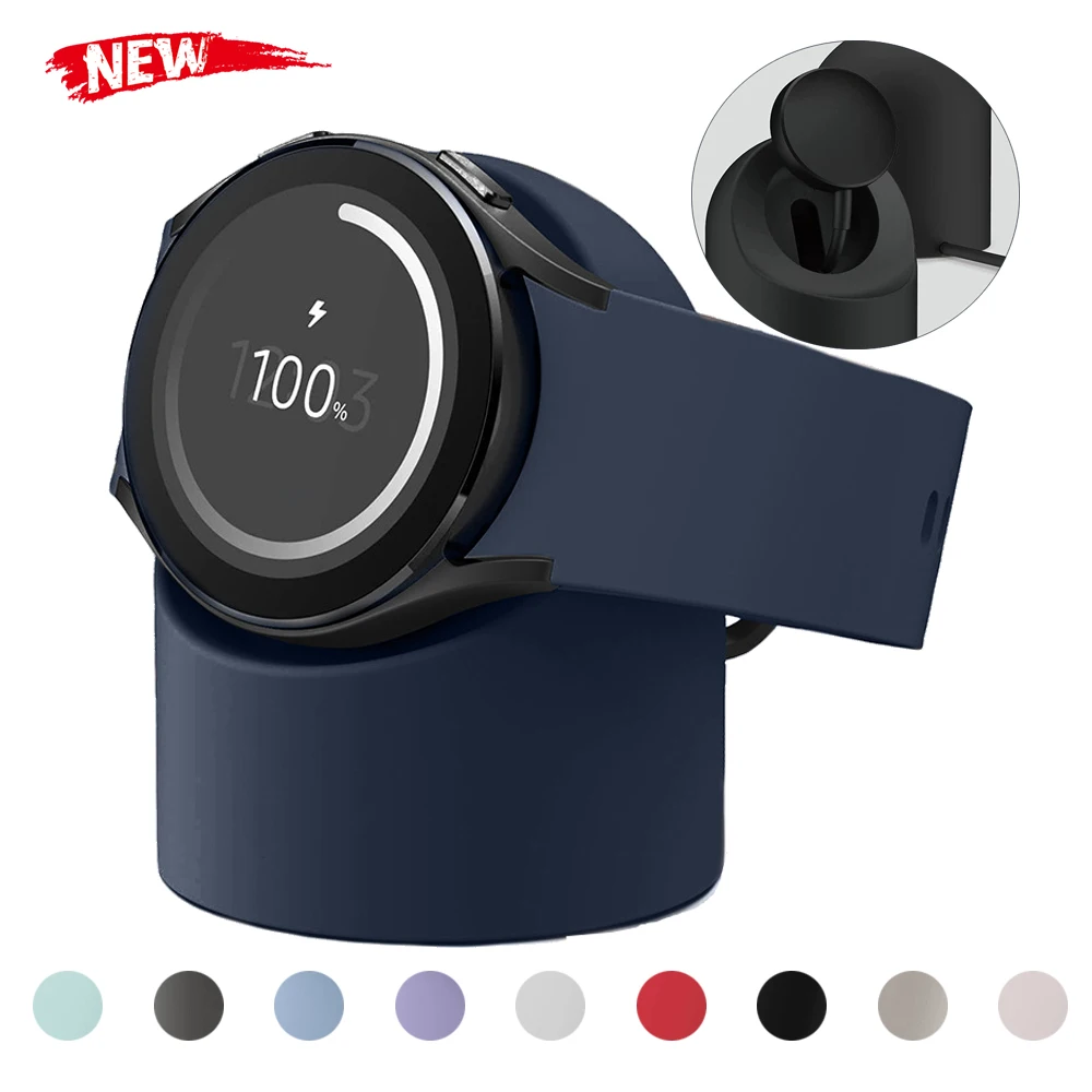 Kompatibel mit Samsung Galaxy Watch 7 Ladestation 40 44 46mm für Galaxy Watch 3 4 5Pro 6 Ladegerät Silikon-Ladestation