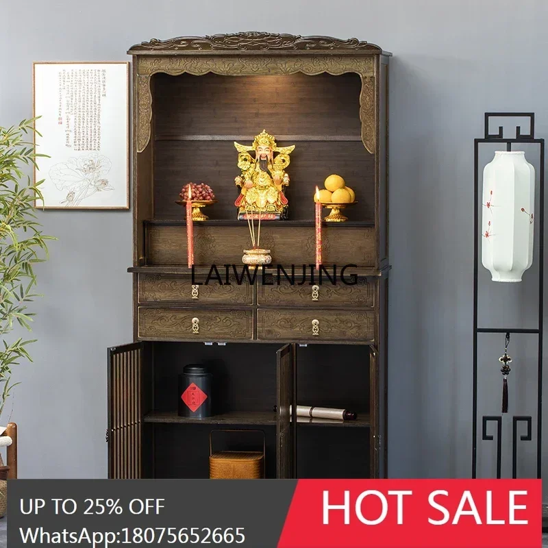 SGF nieuwe Chinese boeddhistische niche verticale kast huishoudelijke Guan Erye aanbieden tafel moderne aanbieden tafel