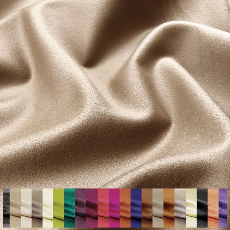 Australian Wool Single-sided Cashmere Fabric High End Customized Short Wool Coat Woolen Fabric Cloth by the Meter Sew Material