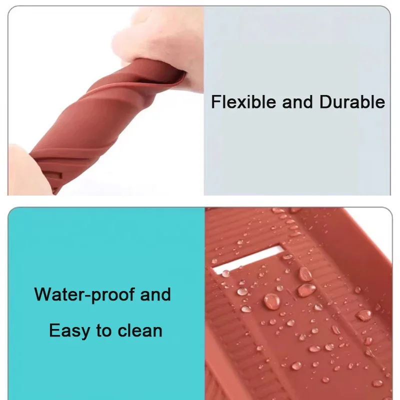 For Audi A3 8Y 2025 2026 Car Soft Silicone Center Console Gear Panel Water-cup Slot Pad Non Slip Interior Protector Accessories 5
