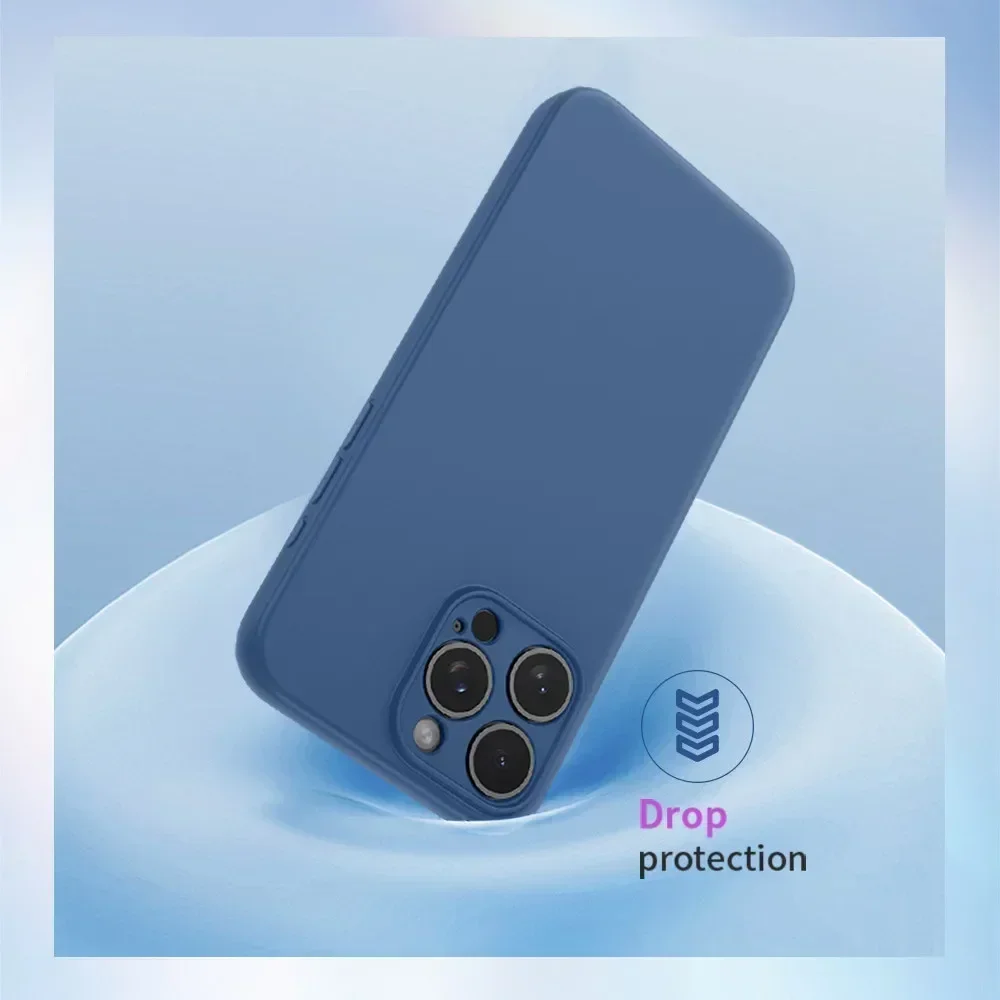 Solid Color Case For Tecno Spark 8 Pro Spark8T Spark 8P Soft TPU Shockproof Liquid Silicone Full Protective Phone Shell image 5