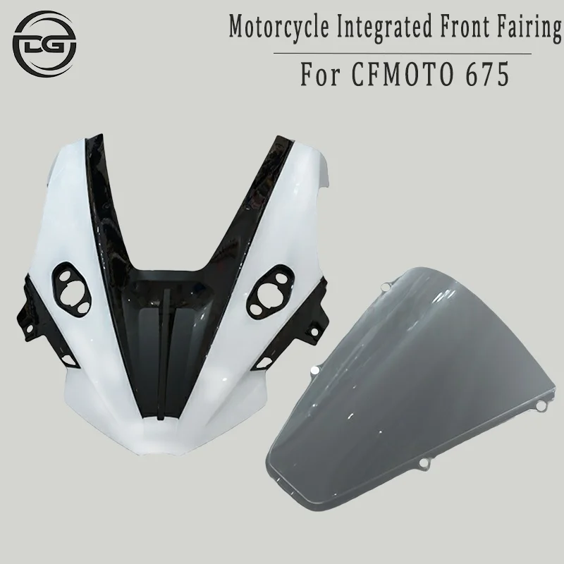 

for CFMOTO 675SR 675SR integrated engine cover, motorcycle fairing installation kit including wind deflector and splitter guard