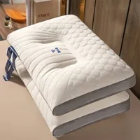 Adult Comfort Pillow Core Helps Sleep High Elasticity Pillow Breathable Fluffy Soft Safe Latex Pillow Rectangular Pillow