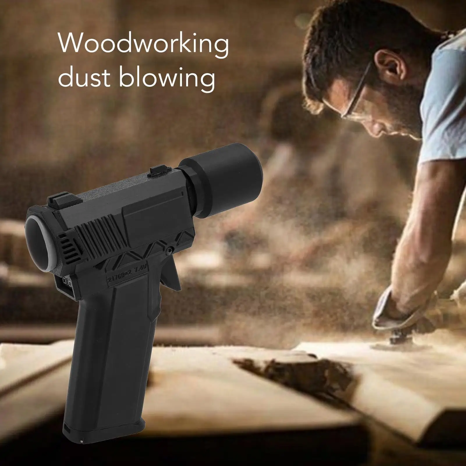 

200000RPM Electric Air Duster Stepless Speed Type-C QC15W Fast Charge for Car Computer Keyboard