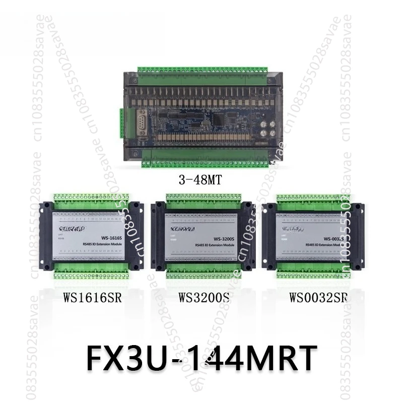 

FX3U-64MT/R/80/128 Points Replace FX2N Analog PLC Controller Industrial Control Board IndustrialAutomation ContorlModu