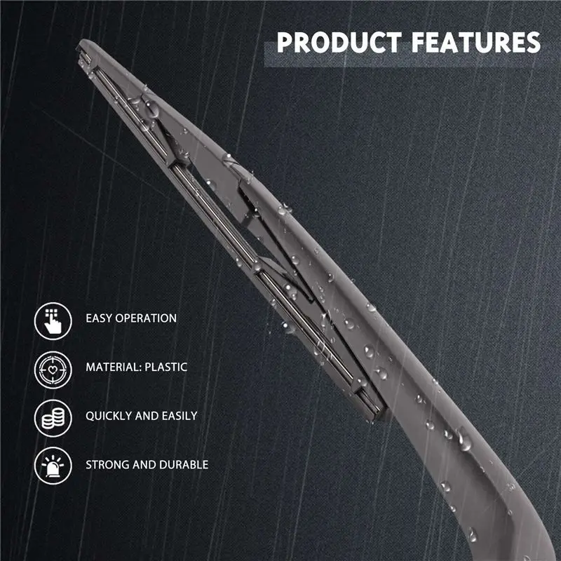 AS57-Car Windscreen Rear Wiper And Blade For Toyota Yaris Vitz 99-05