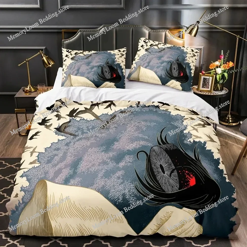 

3D Print Black Fairy Bedding Set Duvet Cover Bed Set Quilt Cover Pillowcase Comforter king Queen Size Boys Adult Bedding Set