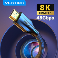 Vention HDMI-Compatible Cable for Xiaomi Mi Box HDR10+ HD 2.1 Cord 8K@60Hz 4K@120Hz for HD Splitter 48Gbps Apple TV eARC Dolby