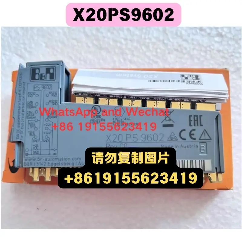

Совершенно новый оригинальный модуль X20PS9602. Функциональный тест. Быстрая доставка.