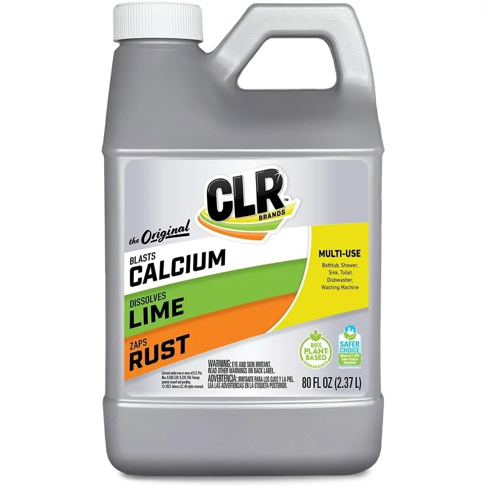 

Multi-Surface Calcium Lime Rust Remover, Dissolves Hard Water Deposits, 80 oz