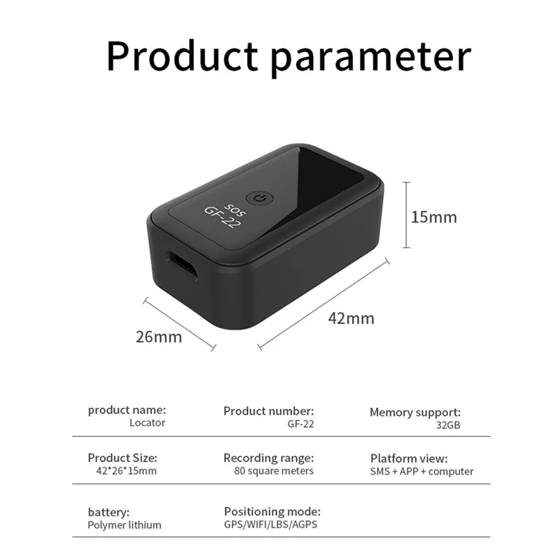 Kostenlose APP Plug and Play Sprachmonitor Übergeschwindigkeits-Vibrationsalarm Mini 4G OBD GPS Auto-Tracker Echtzeit-Tracking ST