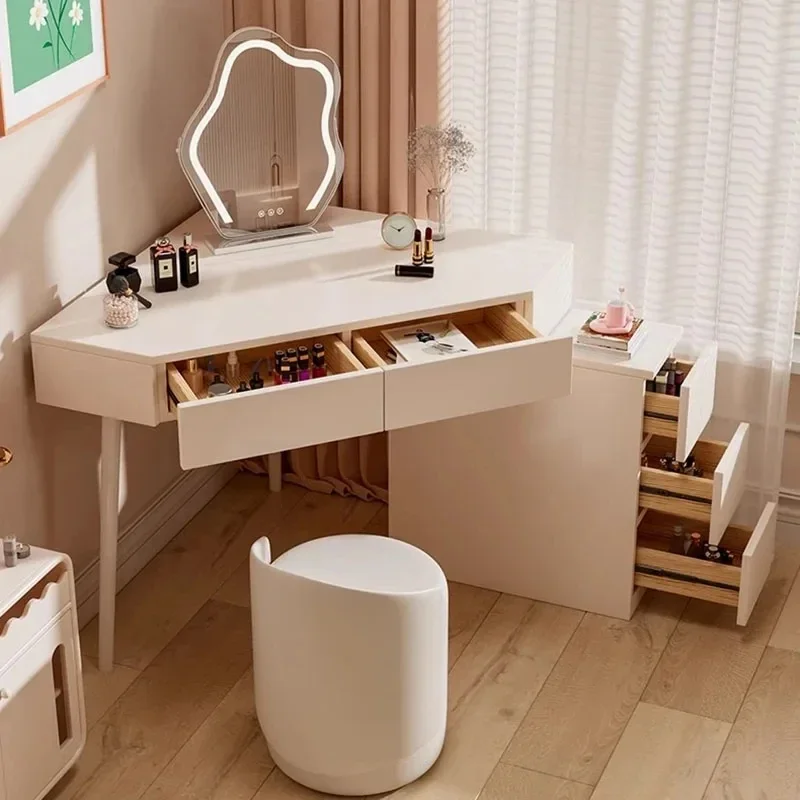 Simple Classic Vanity Table Modern Luxury Bedroom Makeup Vanity Table Storage Nordic Coiffeuse De Chambre Home Furniture