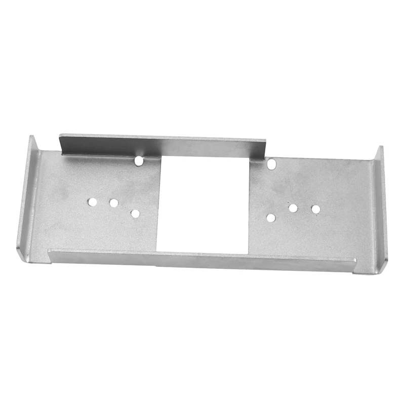 لوحة تُثبت على البطارية من الفولاذ المقاوم للصدأ ، حامل معدني ، شاحنة Tamiya RC ، جرار ، قطع غيار ترقيات السيارة