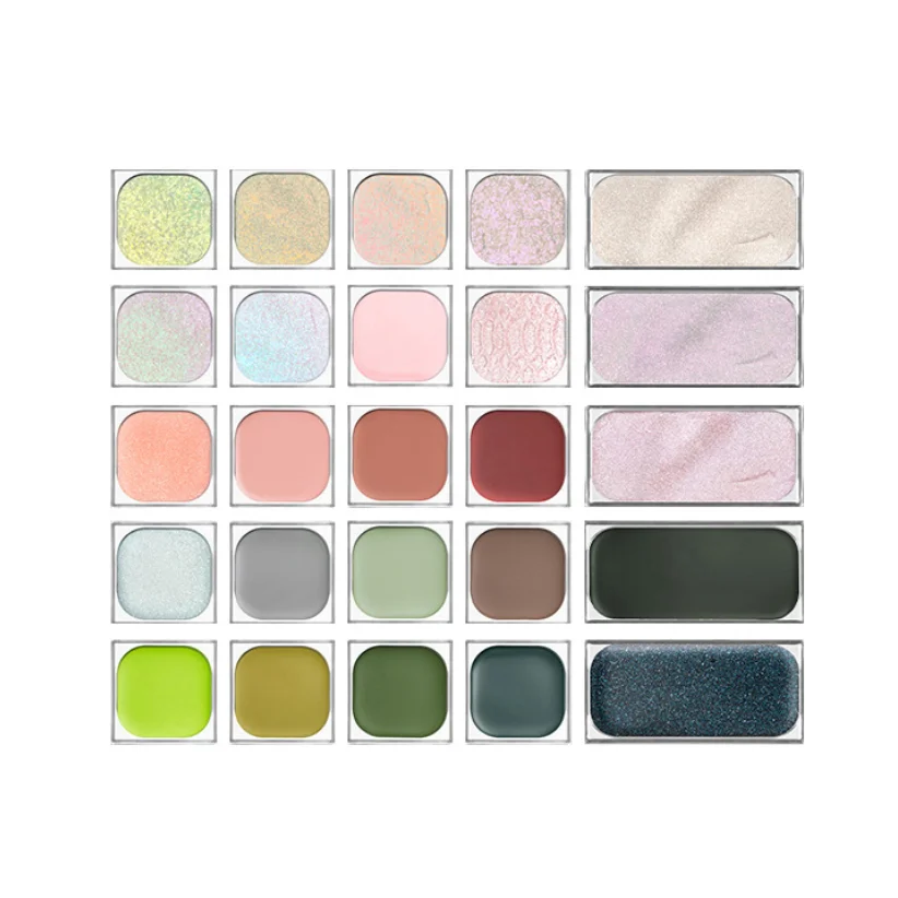 Qianyan Cheeryep Luminous Single Monochrome Cream Eyeshadow Play Makeup Highlight Highgloss portable Self Assembled Palette:Qianyan Cheeryep Luminous Single Monochrome Cream Eyeshadow Play Makeup Highlight Highgloss portable Self Assembled Palette