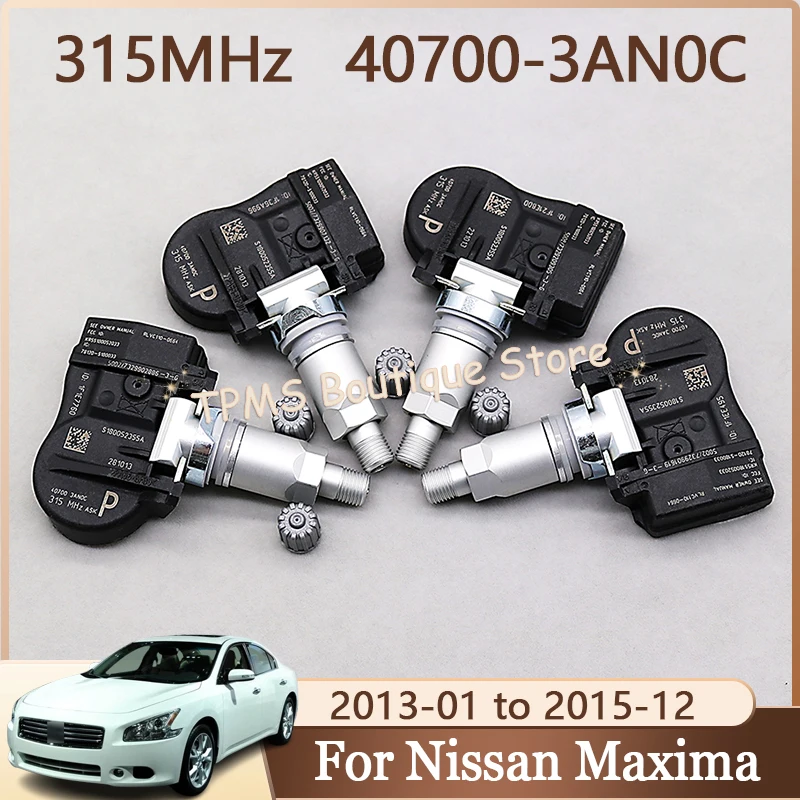 

4 шт. 315 МГц 40700-3AN0C TPMS система контроля давления в шинах для Nissan Maxima Frontier NV200 Sentra Versa 40700-3AN0B 40700-3AN0A