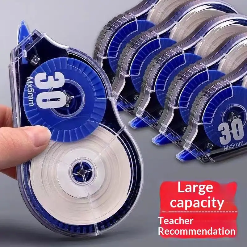 1/3Pcs 30M Correction Tape Large Capacity White Out Roller Smooth No Break Student School Office Writing Error Correction-New