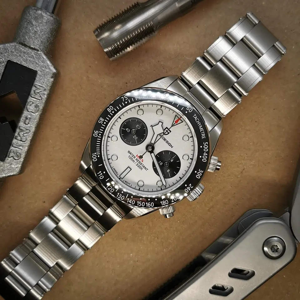 

2026 New PAGANI DESIGN Panda Men's Watches Top Luxury Quartz Wristwatches Chronograph Watch Man Gift AR Sapphire Ceramic Bezel