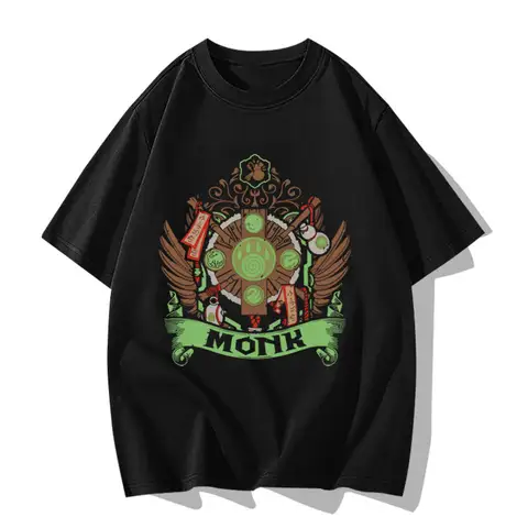 World of Warcraft Men Clothing WOW Game Graphic T Shirt Stormwind University 100% Cotton O-Neck Streetwear Game Lover Tee Tops