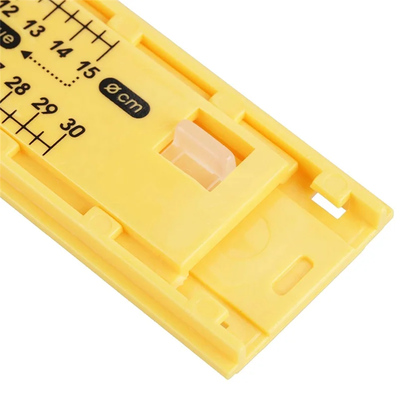 ABBY-Circle Cutter For Paper Cardboard Rubber Leather Crafts With Safety Cover Yellow