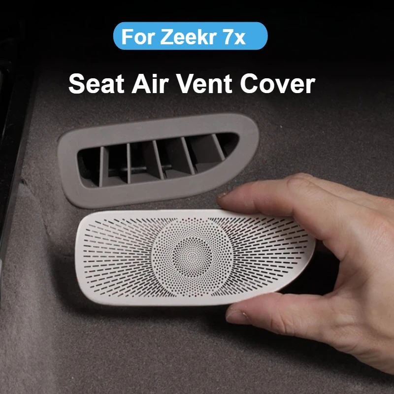Good Quality NewFor Zeekr 7x 2025 2026 Seat Under Air Outlet Protective Cover Insect Screen Anti-Clog Interior Accessories