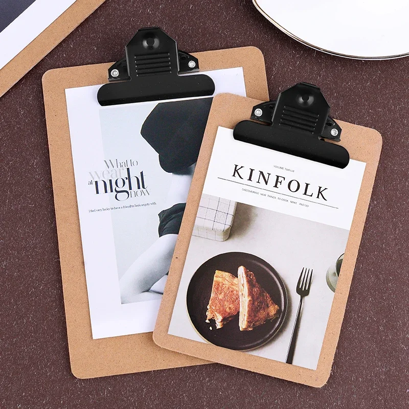 Log Color Fiber Board Clip Mini Clipboard for Nurse or Enterprise Use Board with Pen Insertable Option Compact Work Organizer