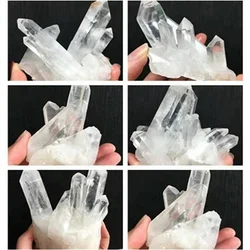Natural Healing Crystal Geode - Large Clear Rock Quartz Cluster Raw Gemstone for Home Decor Meditation and Chakra Balancing
