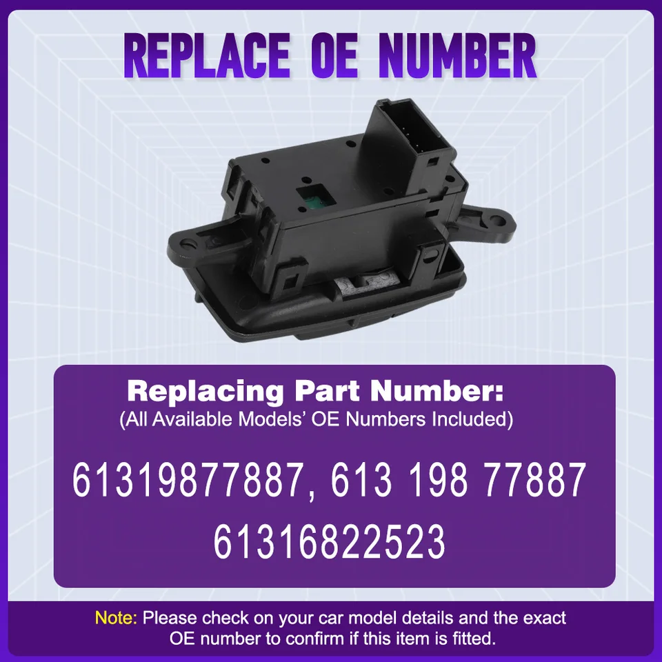 pour BMW X1 F48 F49 X2 F39 pour Série 2 F45 F46 Remplacement du Bouton De Commutation De Frein De Stationnement Électronique Frein À Main Stationnement Électrique pour BMW X1 F48 F49 X2 F39 pour Série 2 F45 F46 Remplacement du Bouton De Commutation De Frein De Stationnement Électronique Frein À Main Stationnement Électrique