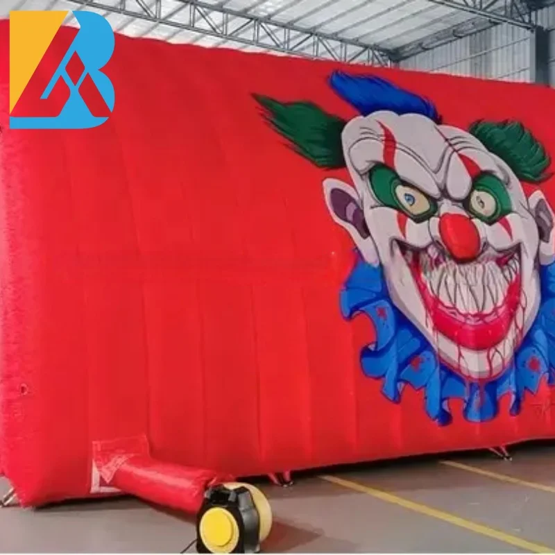 Túnel de fútbol inflable gigante rojo personalizado, entrada para eventos temáticos deportivos, Juguetes