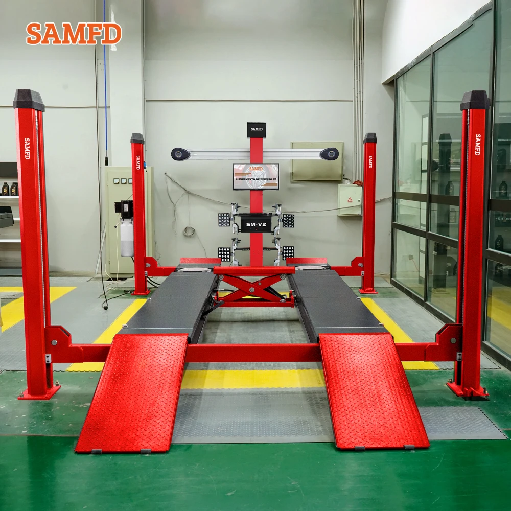 3D Wheel Alignment Machine Car Lift Tire Machine and Balancer Combo Car Tire Changer and Wheel Balancer view 6