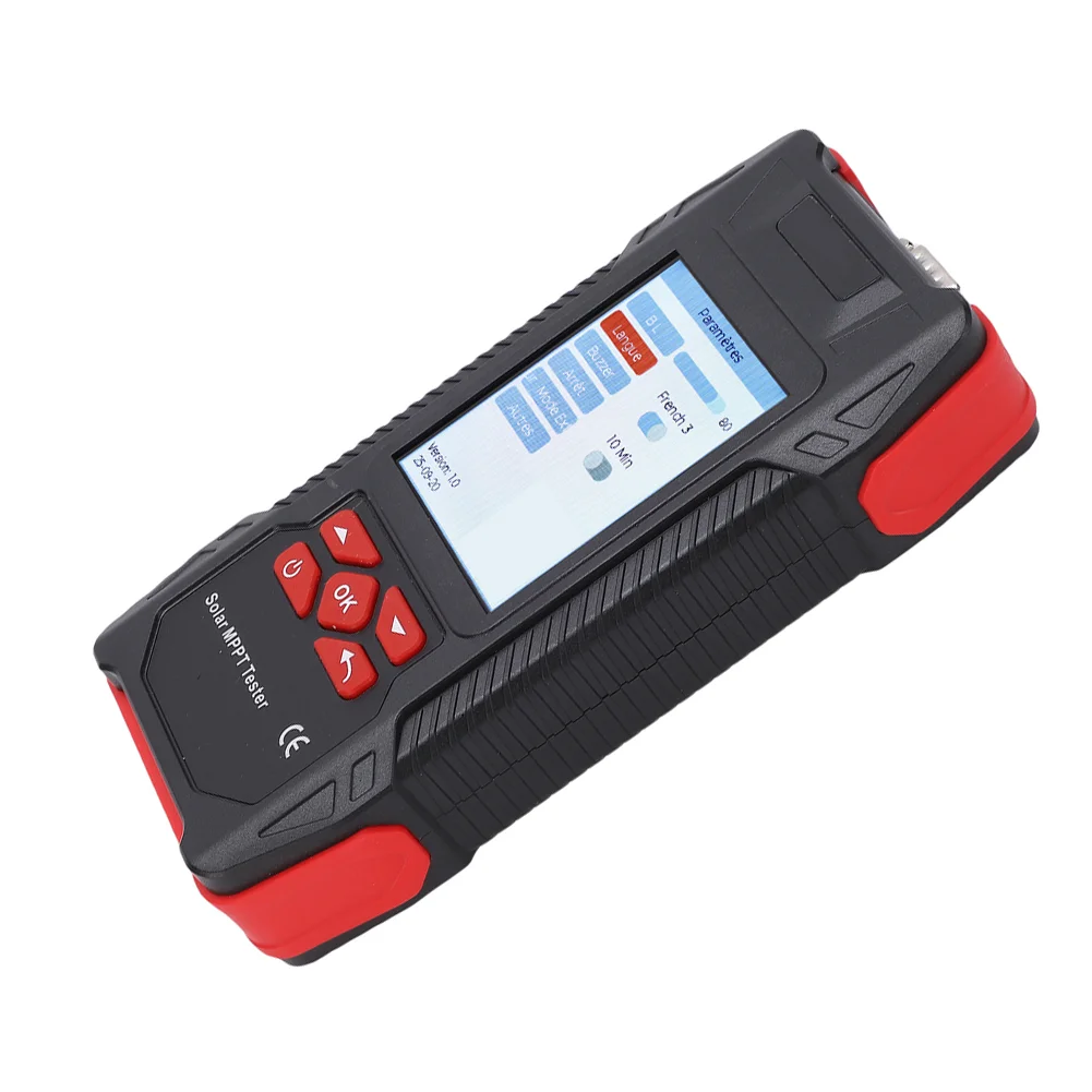 Multiple Safety Protections Tester for Solar Testing Equipment 176*88*38mm MPPT Tester Built-in Rechargeable Battery