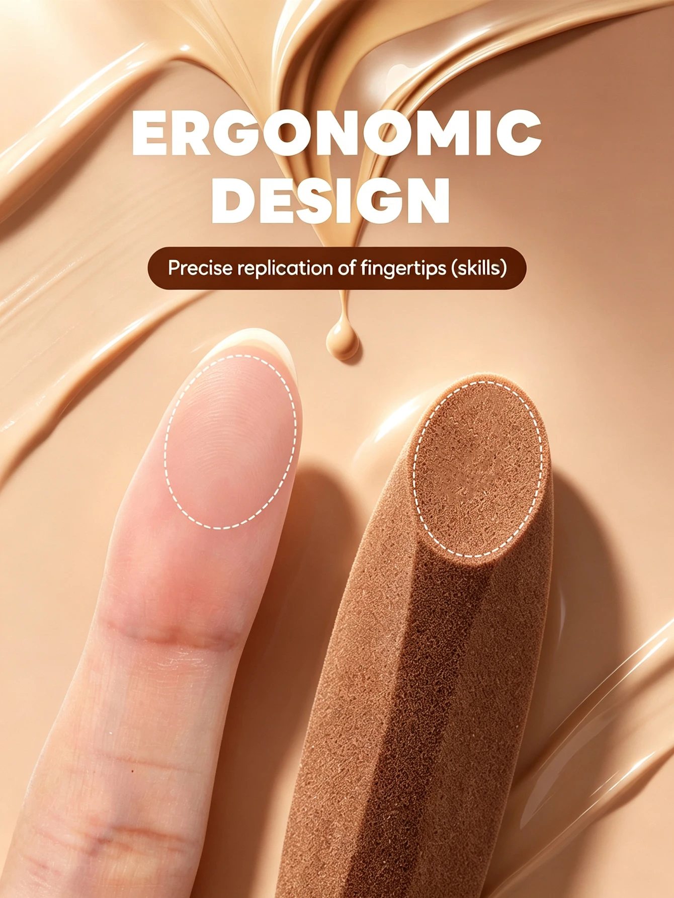 1/2/4/10-Pack Multi-Faceted Design Makeup Sponges, Soft Foam Makeup Sponges, Suitable for Liquid, Lotion, Concealer, and Foundation, Professional Beauty Tools, Powder Puffs, Suitable for Women's Daily Makeup and as Gifts, Stocking Stuffers, Christmas Gifts