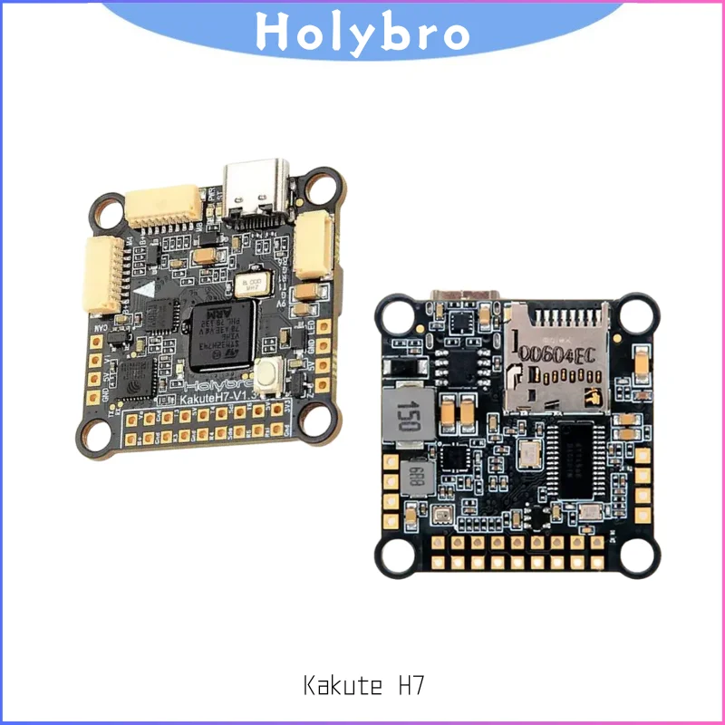 

HolyBro 2025 New Kakute H7 V1.3 MPU6000 H743 Flight Controller with Dual BEC Baro OSD Bluetooth 30.5x30.5mm 2-8S RC FPV Drone