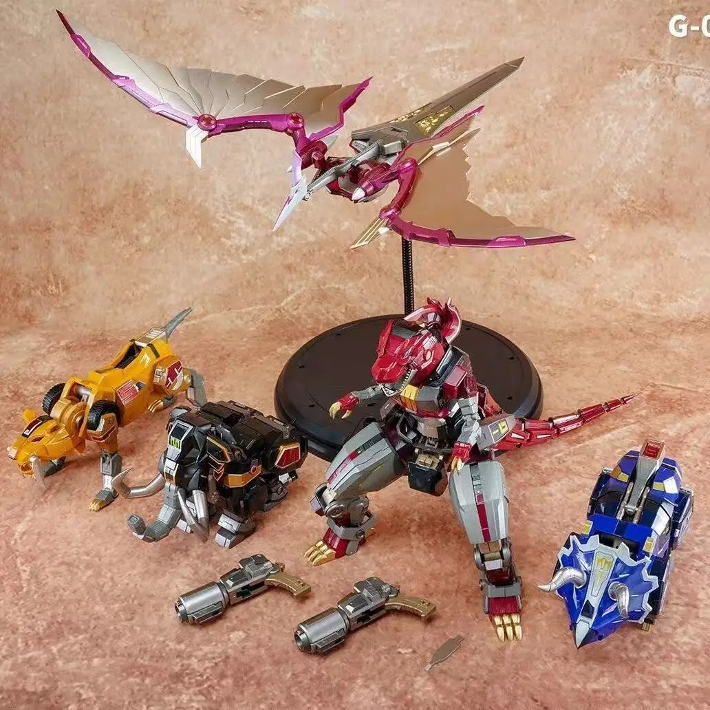 

Beast King Model G-01 KO Big Beast God Compatible Alloy Finished Model Repaired Version Finished Mecha