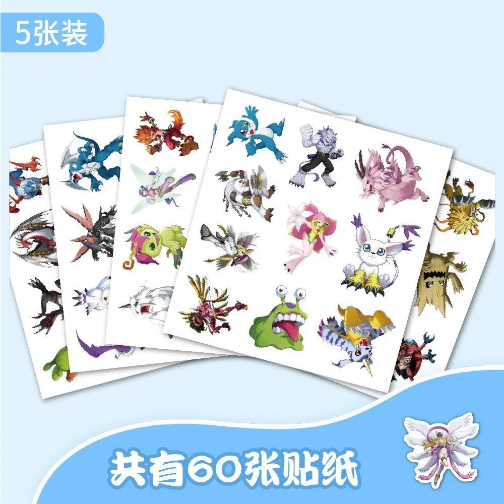 

Digimon character illustration stickers cartoon anime merchandise scrapbook materials DIY fridge magnets phone stickers