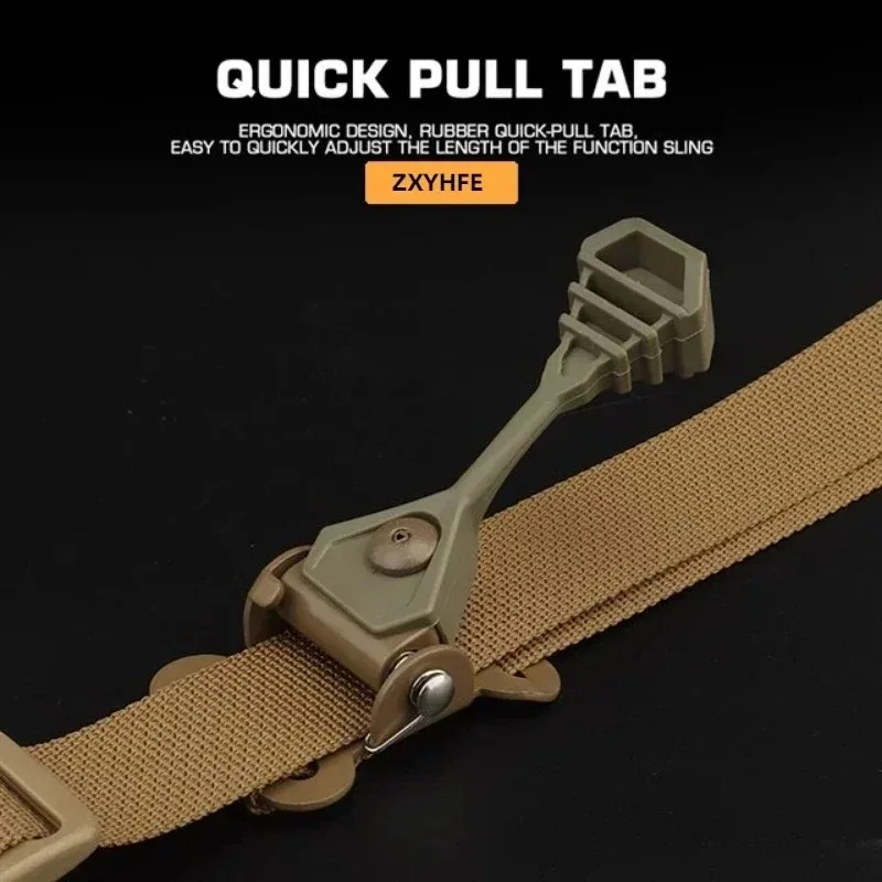 Correa táctica ajustable para rifle airsoft caza - imagen 3